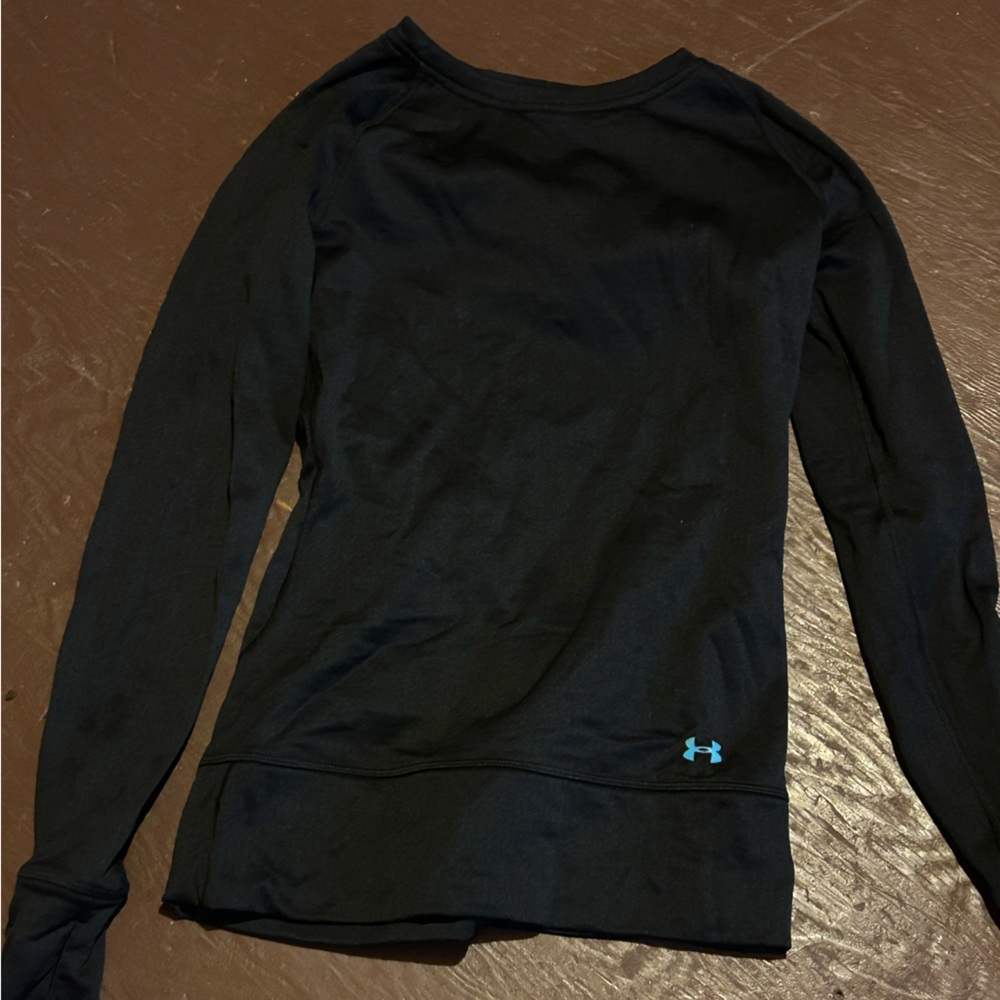 Under Armour UA Base 2.0 Leggings and top set-black - Picture 5 of 6